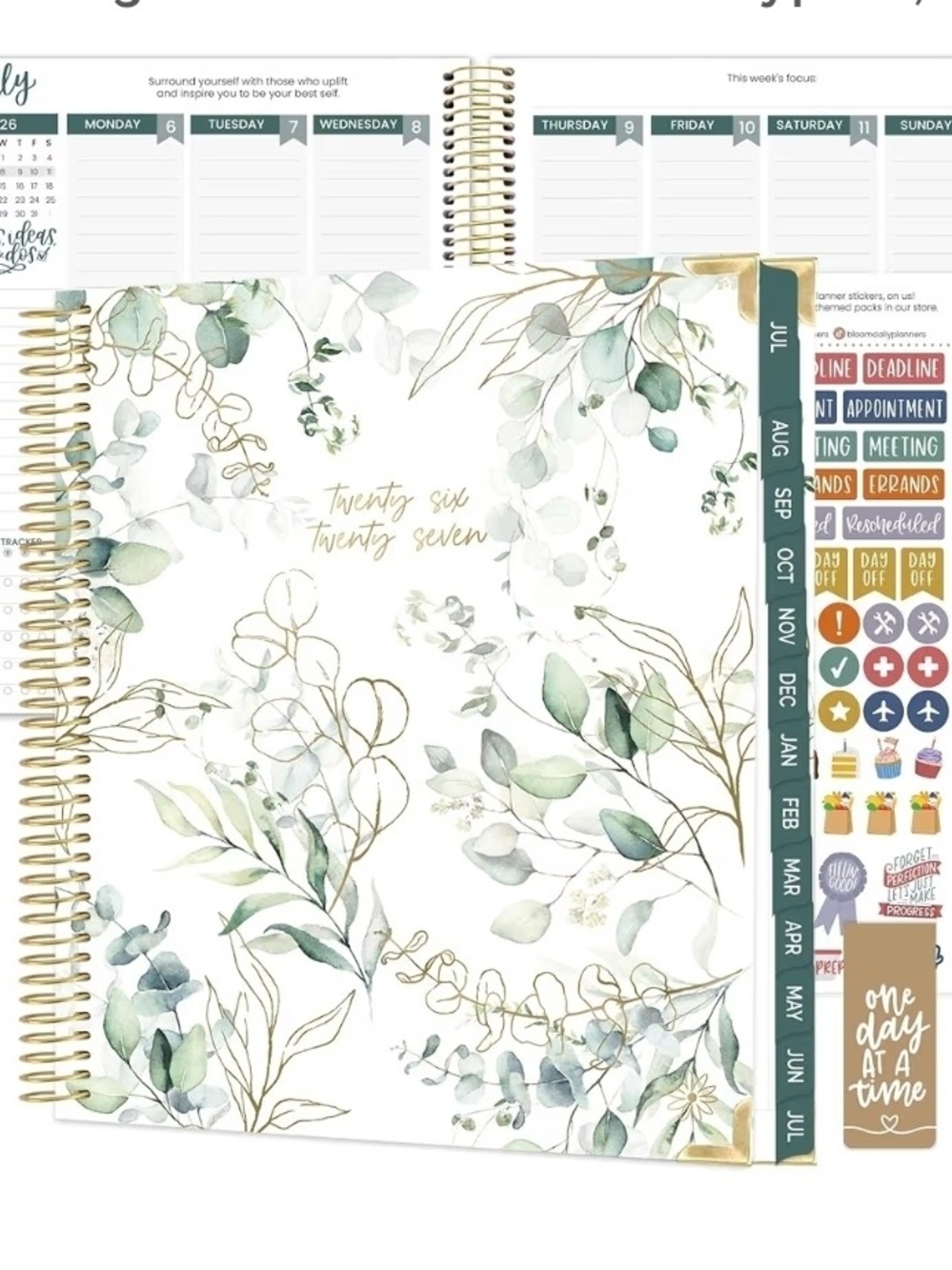 bloom daily planners 2025-2026 Hardcover Academic Year Goal & Vision Planner (Ju